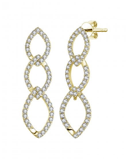 LINK STYLE DIAMOND DANGLING (TE1323)
