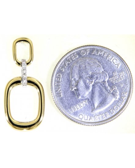 LINK STYLE DIAMOND DANGLING (TE1326)