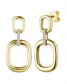 LINK STYLE DIAMOND DANGLING (TE1326)