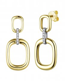LINK STYLE DIAMOND DANGLING (TE1326)