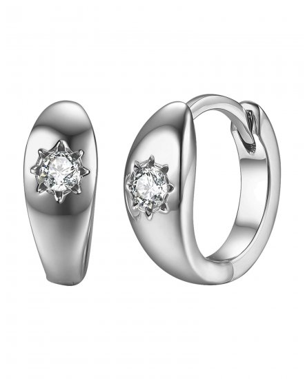 SOLITAIRE DIAMOND HUGGIES (TE1330)