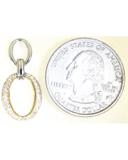 OVAL STYLE DIAMOND DANGLING (TE1333)