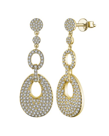 OVAL STYLE DIAMOND DANGLING (TE1358)