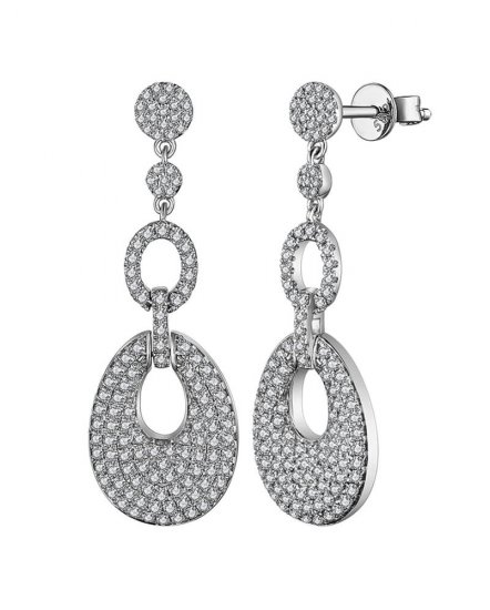 OVAL STYLE DIAMOND DANGLING (TE1358)