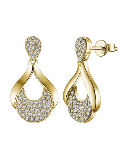 LEAF STYLE DIAMOND DANGLING (TE1359)