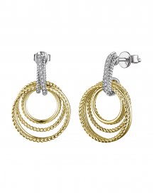 ROUND STYLE INTER LINKED DIAMOND DANGLING (TE1361)