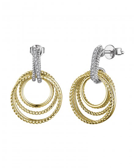 ROUND STYLE INTER LINKED DIAMOND DANGLING (TE1361)