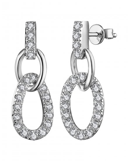 LINK STYLE DIAMOND DANGLING (TE1365)