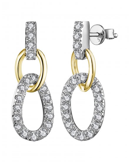 LINK STYLE DIAMOND DANGLING (TE1365)