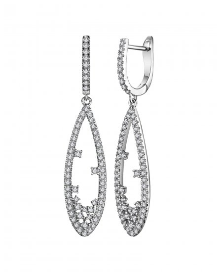 PEAR STYLE DIAMOND DANGLING (TE1366)