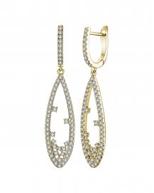 PEAR STYLE DIAMOND DANGLING (TE1366)