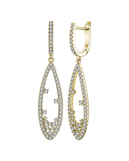 PEAR STYLE DIAMOND DANGLING (TE1366)