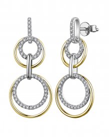 LINK STYLE ROUND DIAMOND DANGLING (TE1367)