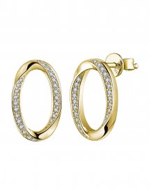 OVAL STYLE DIAMOND STUDS (TE1380)