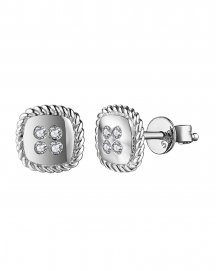 SQUARE DIAMOND STUDS (TE1420)