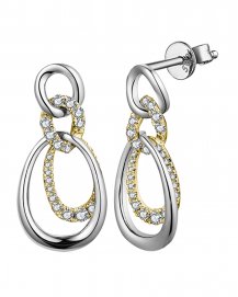 LINK STYLE DIAMOND DANGLING (TE1485)