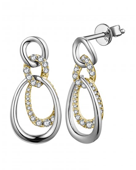 LINK STYLE DIAMOND DANGLING (TE1485)