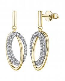 OVAL STYLE INTER LINKED DIAMOND DANGLING (TE1493)