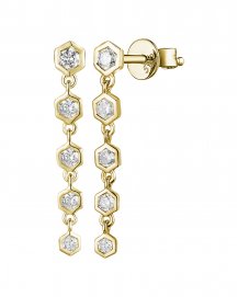 HEXAGON SHAPE DIAMOND DANGLING (TE1559)
