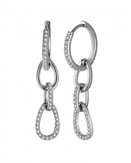 LINK STYLE DIAMOND DANGLING (TE1590)