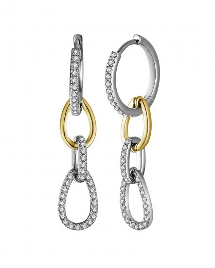 LINK STYLE DIAMOND DANGLING (TE1590)