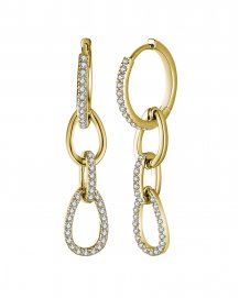 LINK STYLE DIAMOND DANGLING (TE1590)