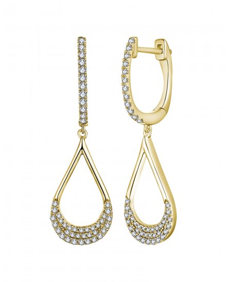 PEAR STYLE DIAMOND DANGLING (TE1593)