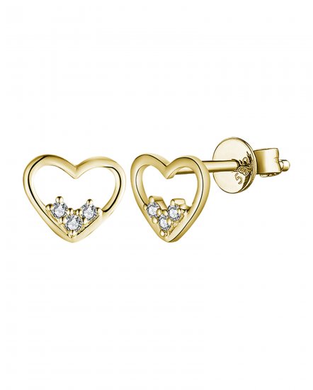 HEART SHAPE DIAMOND STUDS (TE1605)