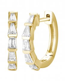 BAGUETTE DIAMOND HUGGIES (TE1747)