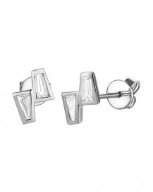BAGUETTE DIAMOND STUDS (TE1751)