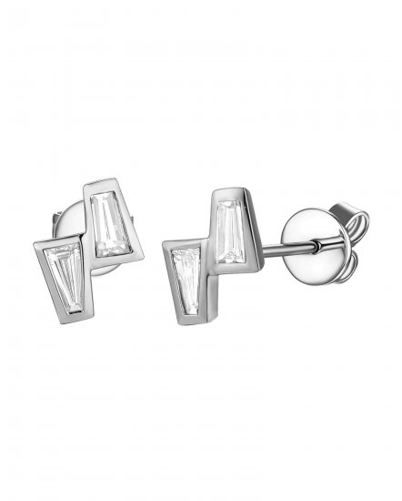 BAGUETTE DIAMOND STUDS (TE1751)