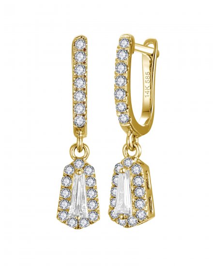 BAGUETTE DIAMOND DANGLING (TE1763)