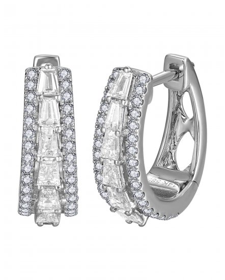 BAGUETTE DIAMOND HUGGIES (TE1766)