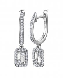 BAGUETTE DIAMOND DANGLING (TE1767)