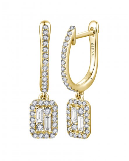 BAGUETTE DIAMOND DANGLING (TE1767)