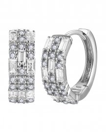 BAGUETTE DIAMOND HUGGIES (TE1778)