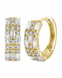 BAGUETTE DIAMOND HUGGIES (TE1778)