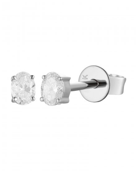 OVAL DIAMOND STUDS (TE1782)