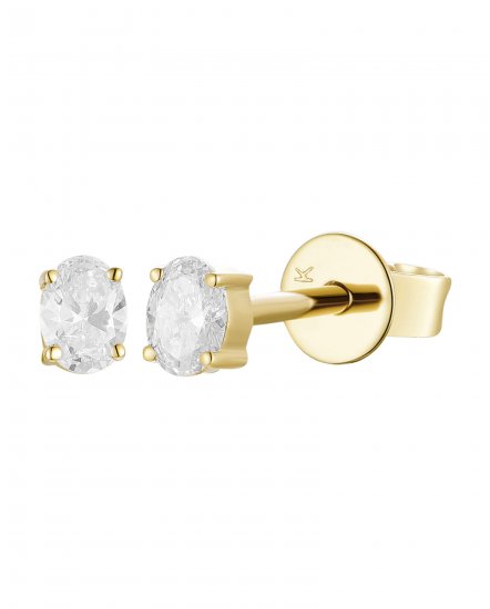 OVAL DIAMOND STUDS (TE1782)