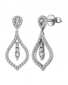 LEAF STYLE DIAMOND DANGLING (TE1787)