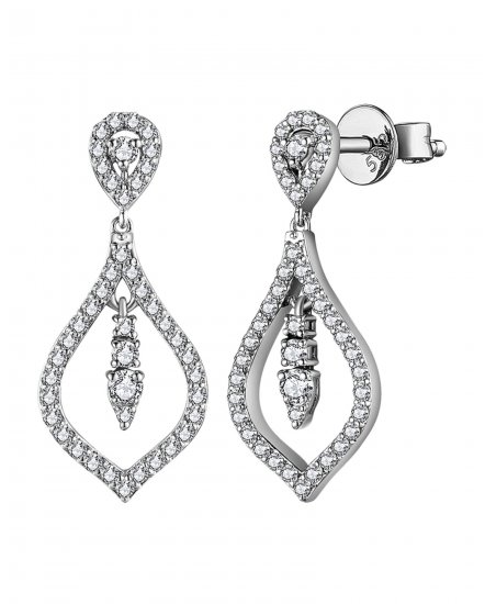 LEAF STYLE DIAMOND DANGLING (TE1787)
