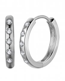 BEZEL DIAMOND HUGGIES (TE1815)