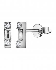 BAGUETTE DIAMOND STUDS (TE1822)