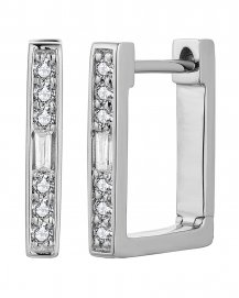 BAGUETTE DIAMOND HUGGIES (TE1838)