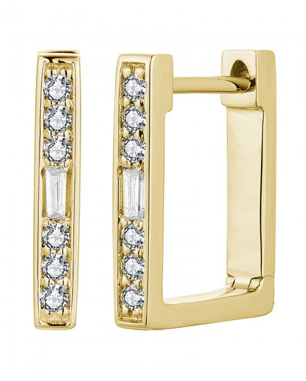 BAGUETTE DIAMOND HUGGIES (TE1838)