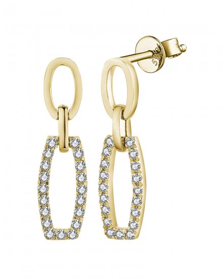 LINK STYLE DIAMOND DANGLING (TE1841)