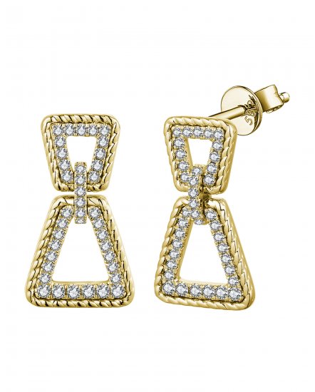 TRIANGLE STYLE DIAMOND DANGLING (TE1856)