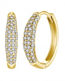 PAVE DIAMOND HUGGIES (TE1907)