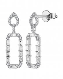 OPEN BAR BAGUETTE DIAMOND DANGLING (TE1910)
