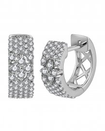 CLOVER STYLE DIAMOND HUGGIES (TE1917)